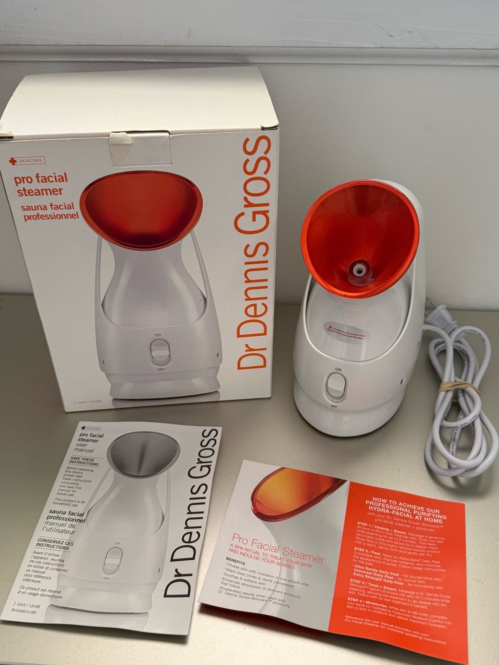 Dr Dennis Gross pro facial steamer